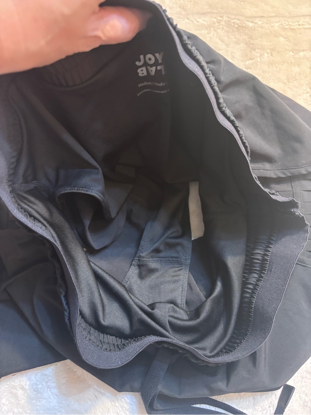 JoyLab Black Athletic Shorts with Side Pleats - Picture 9 of 11
